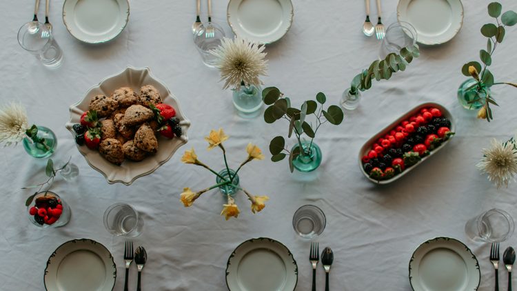 A simple table setting