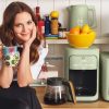 Drew Barrymore with her kitchenware